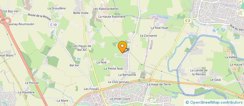 localisation de l'entreprise ATALANTE LBI  SAINT-GREGOIRE