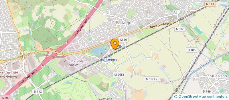 localisation de l'entreprise ATALANTE LIVE à BAILLARGUES
