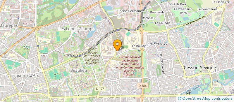 localisation de l'entreprise ATALANTE SEVIGNEG à CESSON-SEVIGNE