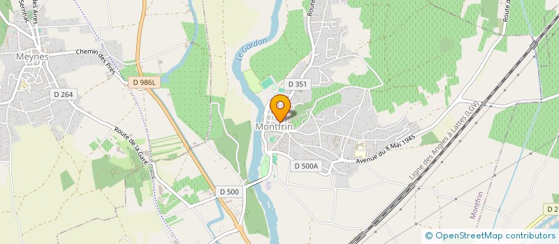 localisation de l'entreprise ATALAS CONSTRUCTION  MONTFRIN