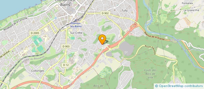 localisation de l'entreprise ATALAY ET BOZKURT MACONNERIE à THONON-LES-BAINS