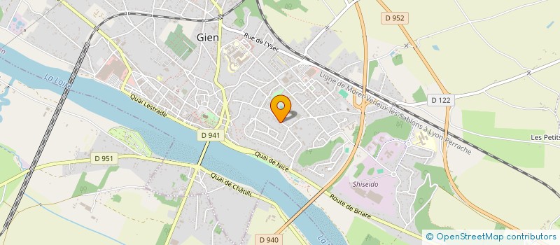 localisation de l'entreprise ATALAYA à GIEN