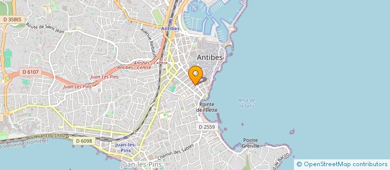 localisation de l'entreprise ATALAYAS à ANTIBES