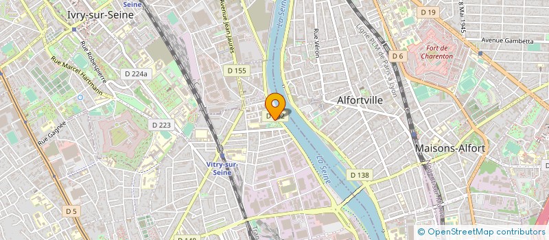 localisation de l'entreprise ATALIAN FACILITIES  VITRY-SUR-SEINE