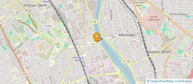 localisation de l'entreprise ATALIAN PEINTURES PARQUETS ET REVETEMENTS DE SOLS à VITRY-SUR-SEINE