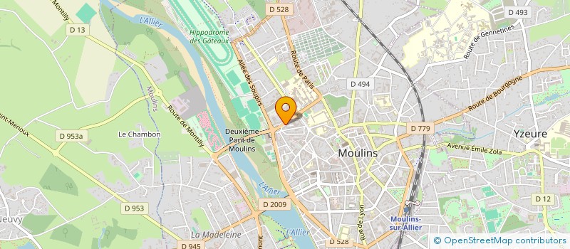 localisation de l'entreprise ATALLIER FABLAB MOULINS  MOULINS