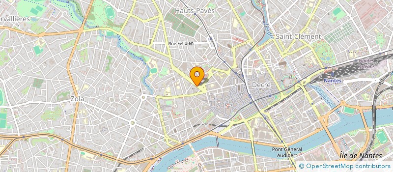 localisation de l'entreprise ATALYS à NANTES