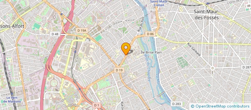 localisation de l'entreprise ATAM SYS  CRETEIL