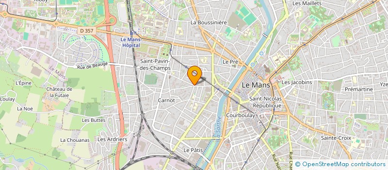 localisation de l'entreprise ATAMA  LE MANS