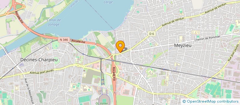 localisation de l'entreprise ATAMANTE  MEYZIEU