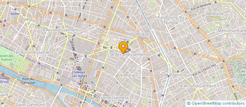 localisation de l'entreprise ATAMANTE SARL à PARIS