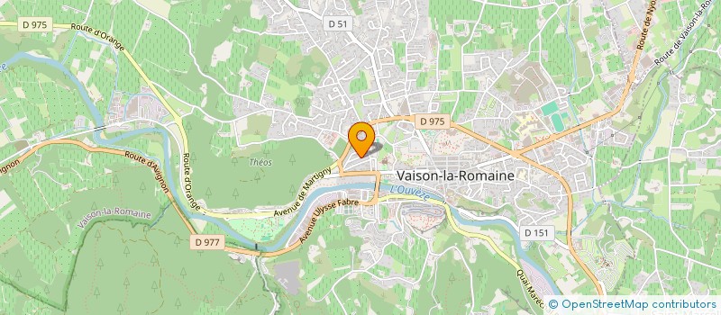 localisation de l'entreprise ATAMAS  VAISON-LA-ROMAINE