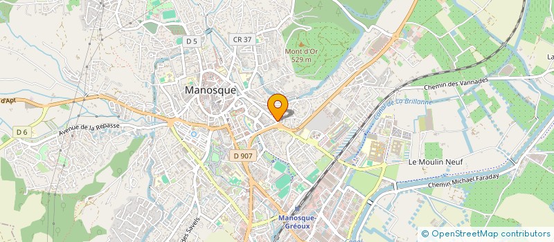 localisation de l'entreprise ATAMIAN à MANOSQUE