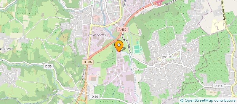 localisation de l'entreprise ATAN'HOME à SAINT-GENIS-LAVAL