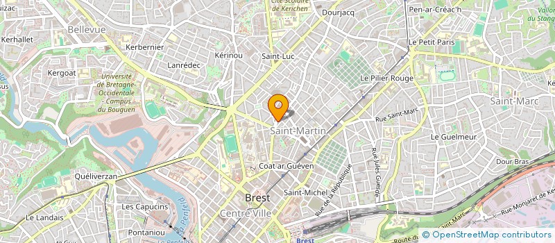 localisation de l'entreprise ATANA à BREST