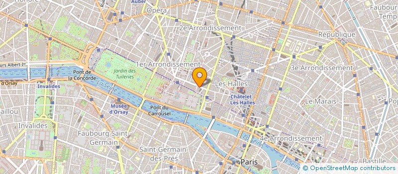 localisation de l'entreprise ATANAE - HOTES ET HOTESSES  PARIS