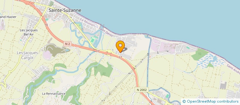 localisation de l'entreprise ATANARY S & Y  SAINTE-SUZANNE