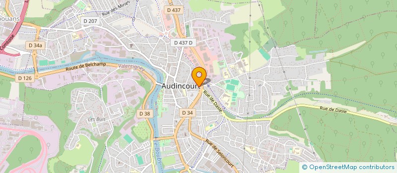 localisation de l'entreprise ATANIMA à AUDINCOURT