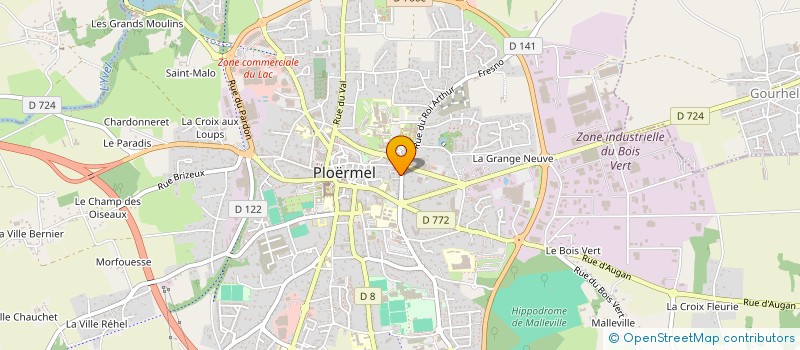 localisation de l'entreprise ATANIMMO  PLOERMEL