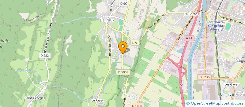 localisation de l'entreprise ATAO  CHAMBERY