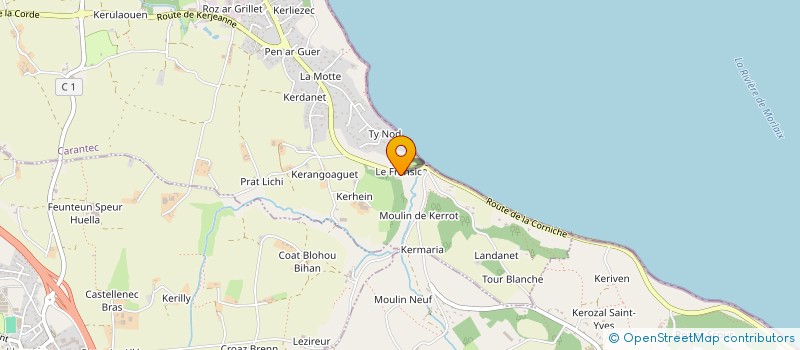 localisation de l'entreprise ATAO à CARANTEC