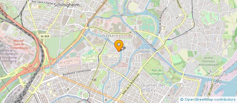 localisation de l'entreprise ATARA à STRASBOURG