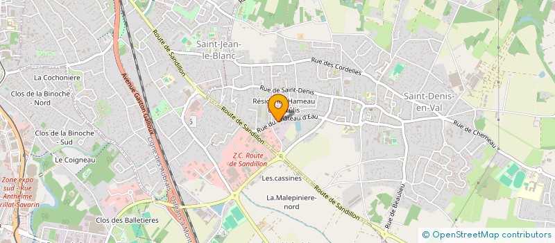 localisation de l'entreprise ATARAH à SAINT-DENIS-EN-VAL