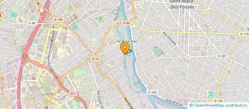 localisation de l'entreprise ATARAXIA à CRETEIL