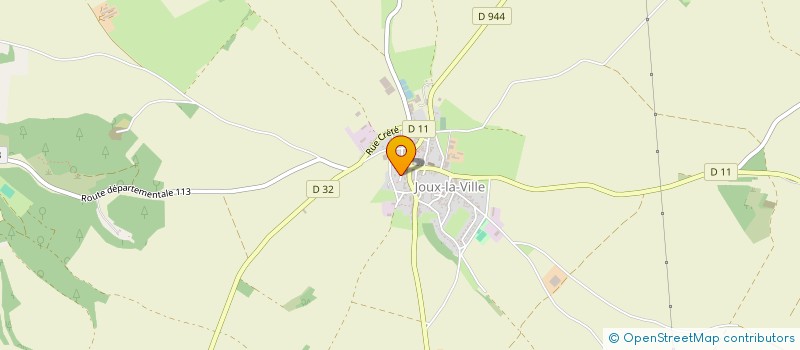 localisation de l'entreprise ATARAXIE  JOUX-LA-VILLE