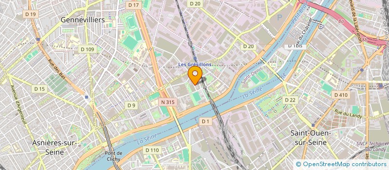 localisation de l'entreprise ATARAXIE CONSULTING à ASNIERES-SUR-SEINE