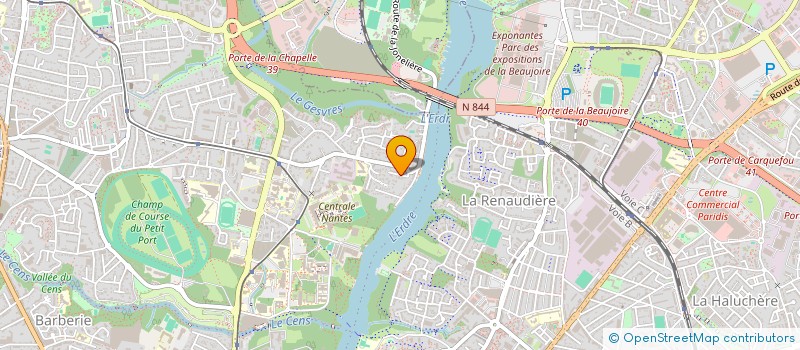 localisation de l'entreprise ATARAXY à NANTES