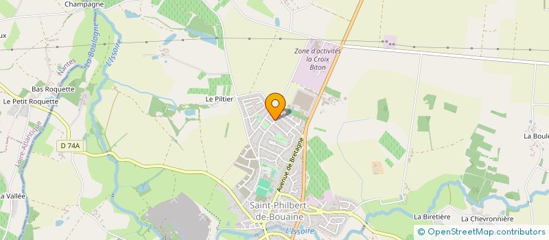 localisation de l'entreprise ATARAXY SECURITE à SAINT-PHILBERT-DE-BOUAINE