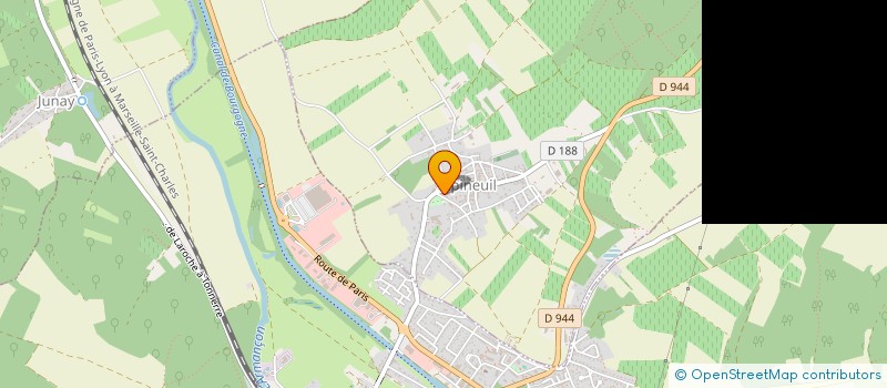 localisation de l'entreprise ATARIA  EPINEUIL