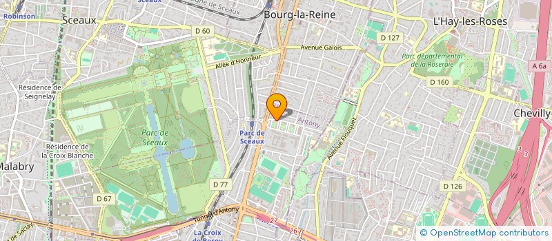 localisation de l'entreprise ATASSI à ANTONY