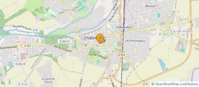 localisation de l'entreprise ATATMA à CHATEAUDUN