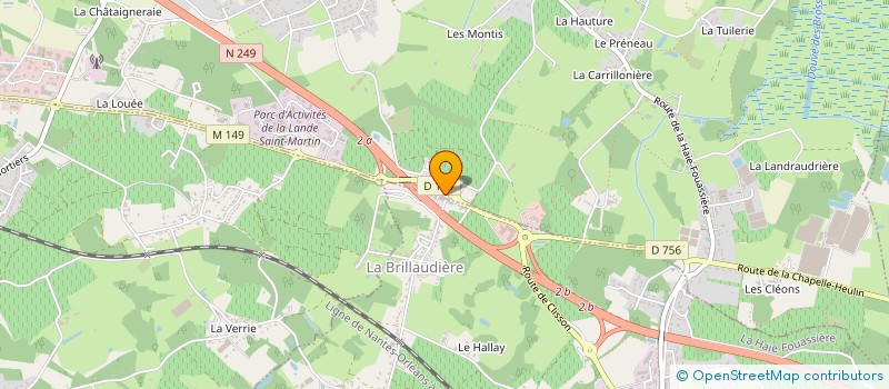 localisation de l'entreprise ATAUCE à HAUTE-GOULAINE