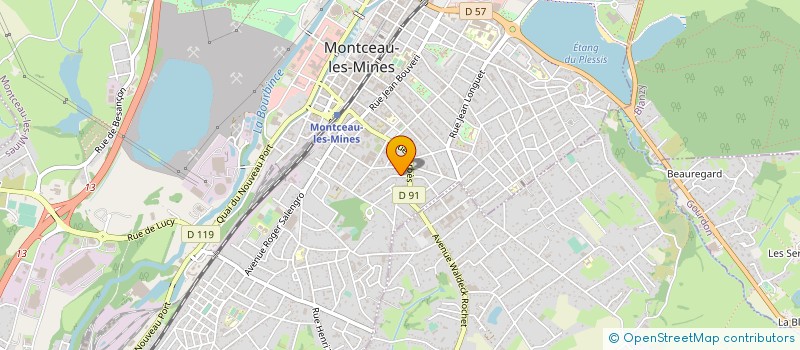 localisation de l'entreprise ATAVISM RECORDS à MONTCEAU-LES-MINES