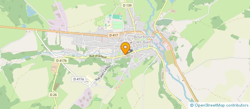 localisation de l'entreprise ATAW à BOURBONNE-LES-BAINS