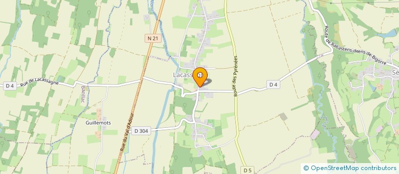 localisation de l'entreprise ATAW!  LACASSAGNE