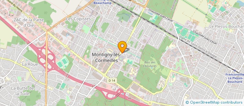 localisation de l'entreprise ATAYI SARL à MONTIGNY-LES-CORMEILLES