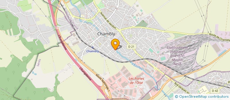 localisation de l'entreprise ATB à CHAMBLY
