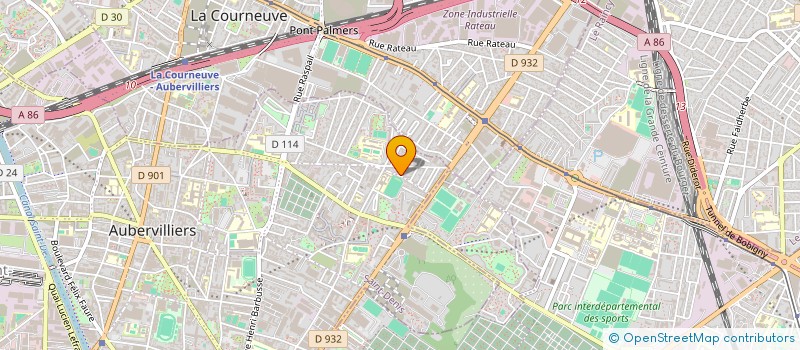 localisation de l'entreprise ATB  AUBERVILLIERS