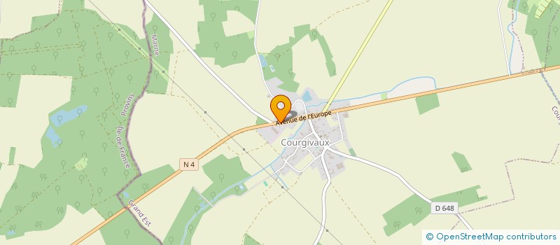 localisation de l'entreprise ATB à COURGIVAUX