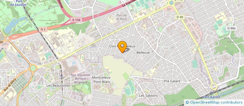 localisation de l'entreprise ATB à VILLEPINTE