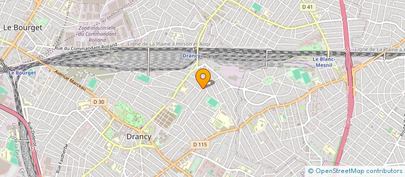 localisation de l'entreprise ATB  DRANCY