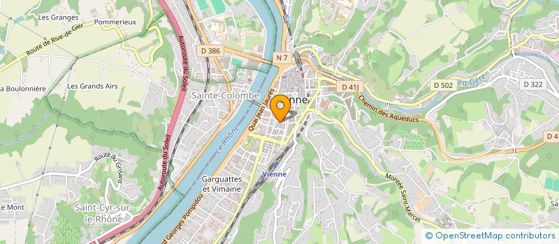 localisation de l'entreprise ATB  VIENNE