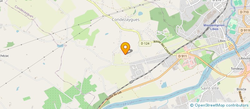 localisation de l'entreprise ATB APPLICATIONS TRAVAUX DU BATIMENT à CONDEZAYGUES