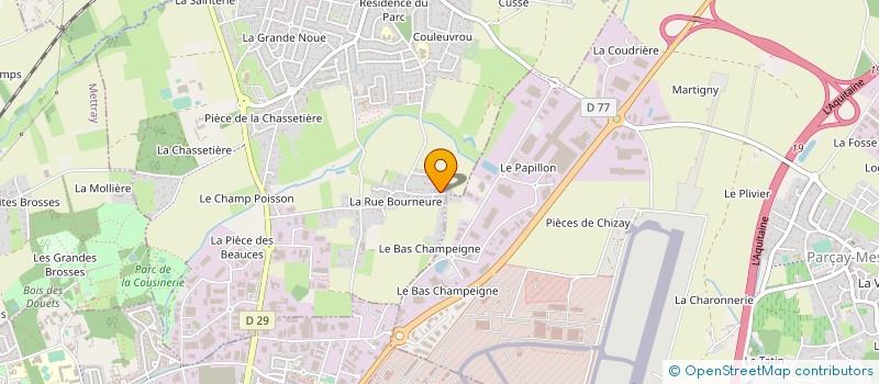 localisation de l'entreprise ATB ASSISTANCE TRAVAUX BATIMENT à NOTRE-DAME-D'OE