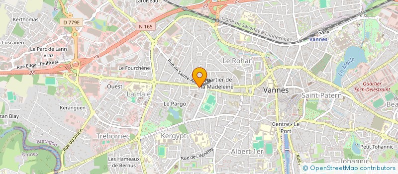 localisation de l'entreprise ATB AUTO à VANNES