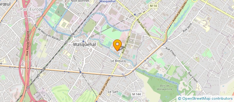 localisation de l'entreprise ATB CONSTRUCTION  VILLENEUVE-D'ASCQ